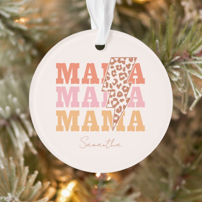 Rustic "Mama" Repeat Ornament (Tree)