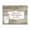Rustic Mason Jar Barn Wood Wedding RSVP Postcards