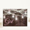 Rustic Mason Jar String Light Baby Girl Shower
