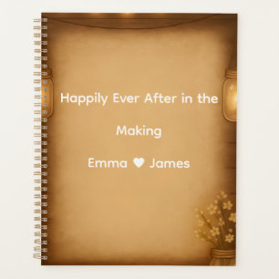 Rustic Mason Jar & String Lights Wedding Planner