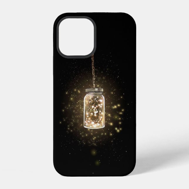 Rustic Mason Jars String Lights   Case-Mate iPhone Case (Back)