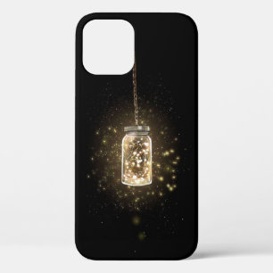 Rustic Mason Jars String Lights   Case-Mate iPhone iPhone 12 Case