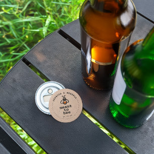 Rustic Meant To Bee Wedding Bottle Opener