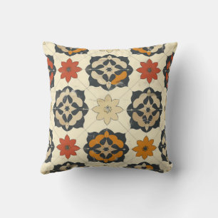 Rustic Mediterranean Tile Cushion