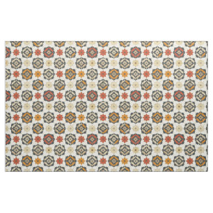 Rustic Mediterranean Tile Fabric