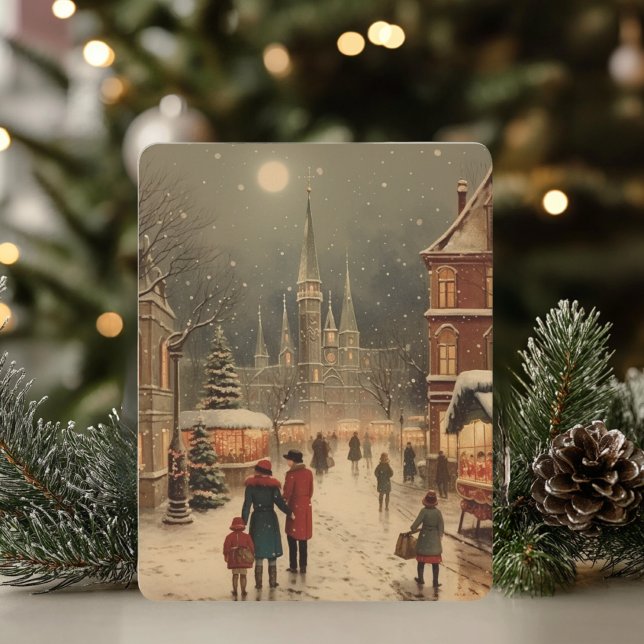 Rustic Merry Christmas Family  Holiday Card (Creator Uploaded)