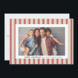 Rustic Merry Christmas  Farmhouse Linen Photo Holiday Card<br><div class="desc">Rustic Merry Christmas Farmhouse Linen Photo Holiday Card - featuring your favourite photo with classic typopgraphy,  surrounded by farmhouse linen. All text on the card is editable. Card is part of a collection.</div>