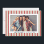 Rustic Merry Christmas  Farmhouse Linen Photo Holiday Card<br><div class="desc">Rustic Merry Christmas Farmhouse Linen Photo Holiday Card - featuring your favourite photo with classic typopgraphy,  surrounded by farmhouse linen. All text on the card is editable. Card is part of a collection.</div>