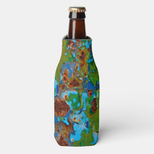 Rustic Metal Peeling Paint Vintage, Bottle-Jacket