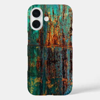 Rustic Metal Textures iPhone 16 Case