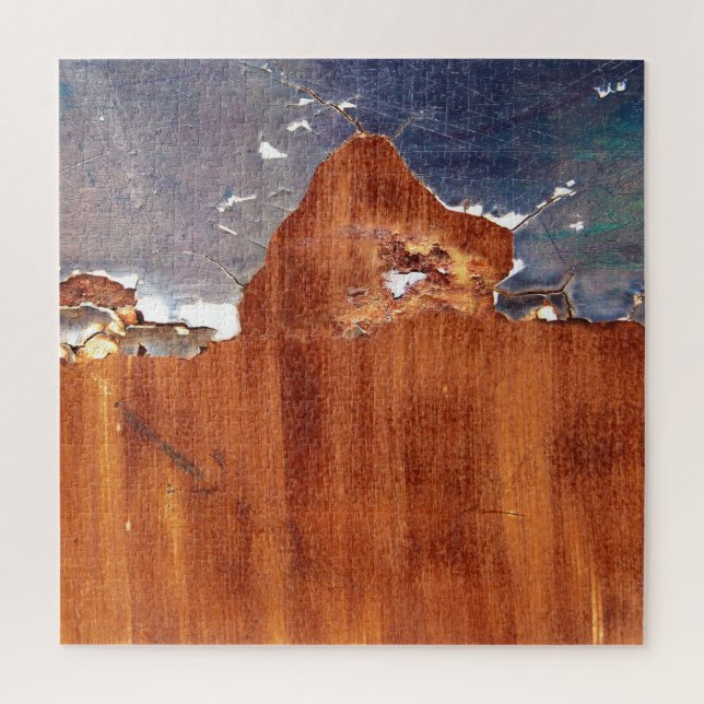 Rustic Metal: Vintage Iron Texture. Jigsaw Puzzle (Vertical)