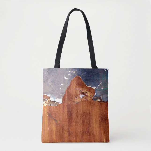 Rustic Metal: Vintage Iron Texture. Tote Bag (Front)