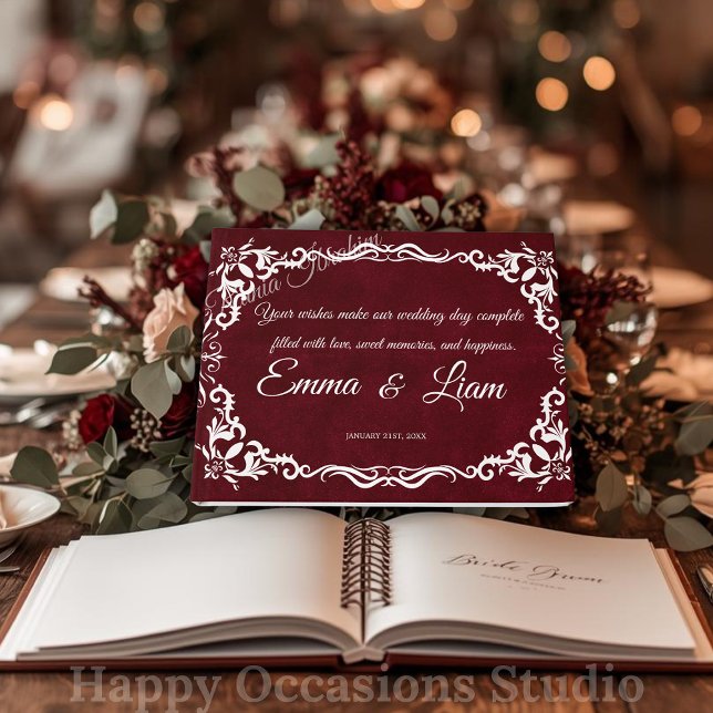 Rustic Mexican Wedding Guest Book  (Creator Uploaded)