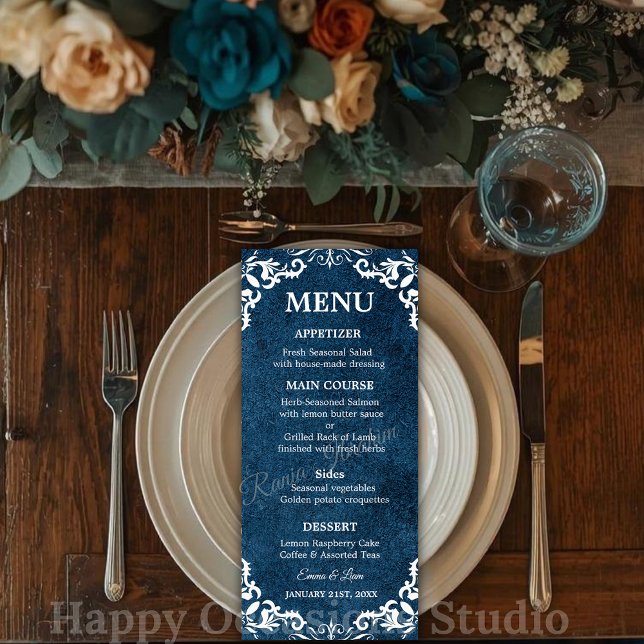 Rustic Mexican Wedding Menu Card (Creator Uploaded)