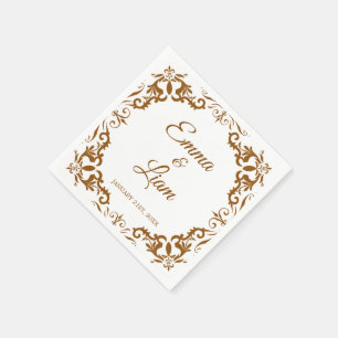 Rustic Mexican Wedding Napkins
