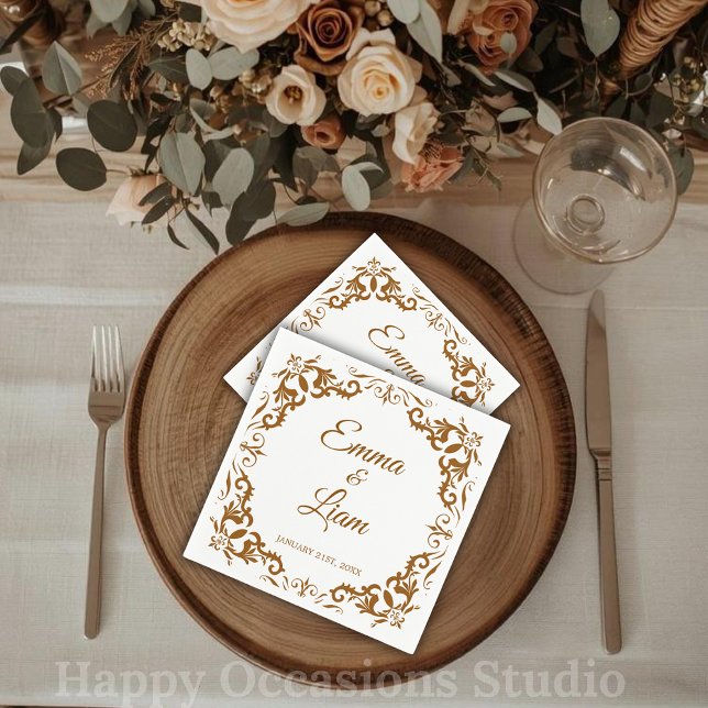 Rustic Mexican Wedding Napkins (Creator Uploaded)