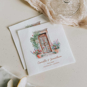 Rustic Mexico Wedding Napkin