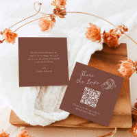 Rustic Minimal Horseshoe | QR Code Share the Love