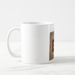 Rustic Minimalist Simplify Word Art Sign Coffee Mug