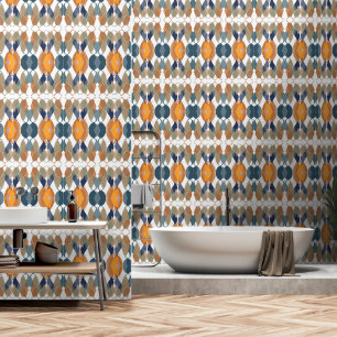 Rustic Modern Blended Leaves 7 Wallpaper