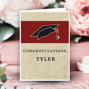 Rustic Modern Congratulations Graduation Card