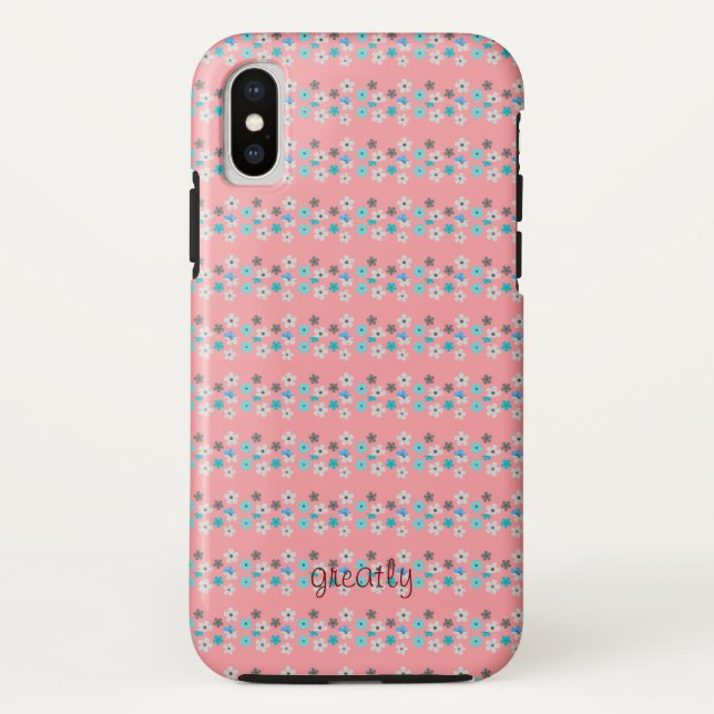 Rustic Modern Floral  Case-Mate iPhone Case (Back)