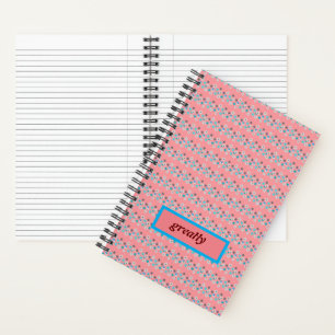 Rustic Modern Floral Notebook
