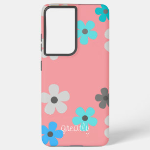 Rustic Modern Floral  Samsung Galaxy Case