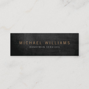Rustic Modern Handyman, Builder Thin Business Card