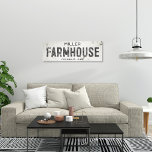 Rustic Modern Industrial Farmhouse Long Sign<br><div class="desc">Elevate your living space with our exquisite Stretched Canvas Wall Art industrial farmhouse sign, where timeless charm meets modern farmhouse aesthetics. This art piece effortlessly combines rustic elegance with an industrial edge, featuring a faux cracked and distressed off-white background that exudes a sense of history through chipping paint and weathered...</div>
