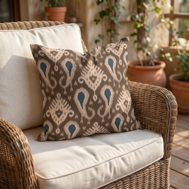 Rustic Modern Native Tribal Art Pattern Cabin Cushion (Creator Uploaded)