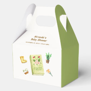 Rustic Modern New Chapter Garden Book Baby Shower Favour Box