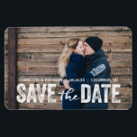 Rustic Modern | Photo Save the Date Magnet<br><div class="desc">Photo Save the Date Magnet</div>