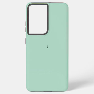 Rustic Monogram Blue Teal Samsung Galaxy Case