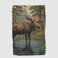 Rustic moose boho woodland forest nature