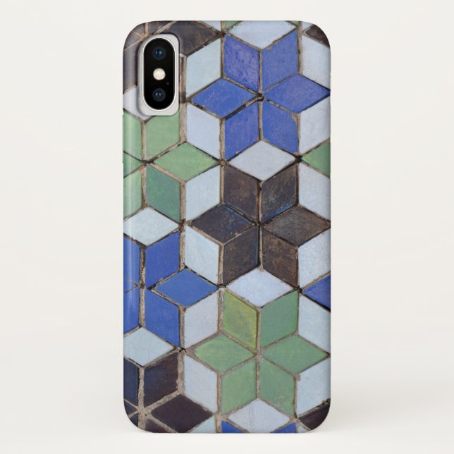 Rustic Mosaic Star Phone Case (Back)