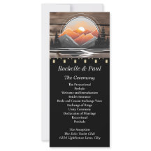 Rustic Mountain Valley Forest Sunset Wedding