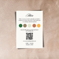 Rustic Mountain Wedding Dress Code Color Palette 