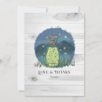 Rustic Mouse Firefly Mason Jar