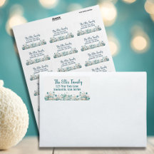 Rustic Nautical Themed Return Address Labels