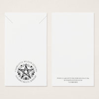 Rustic Necklace Jewellery Display Card