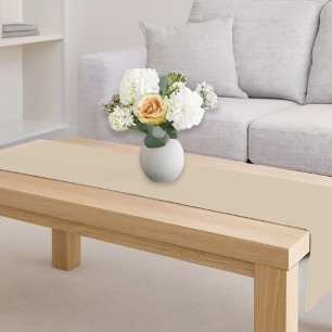 Rustic Neutral Beige Farmhouse christmas Short Table Runner