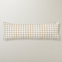 Rustic Neutral Beige Gingham Plaid