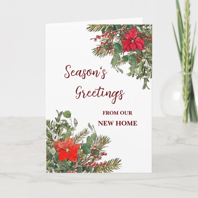 Rustic New Home Christmas Card (Front)