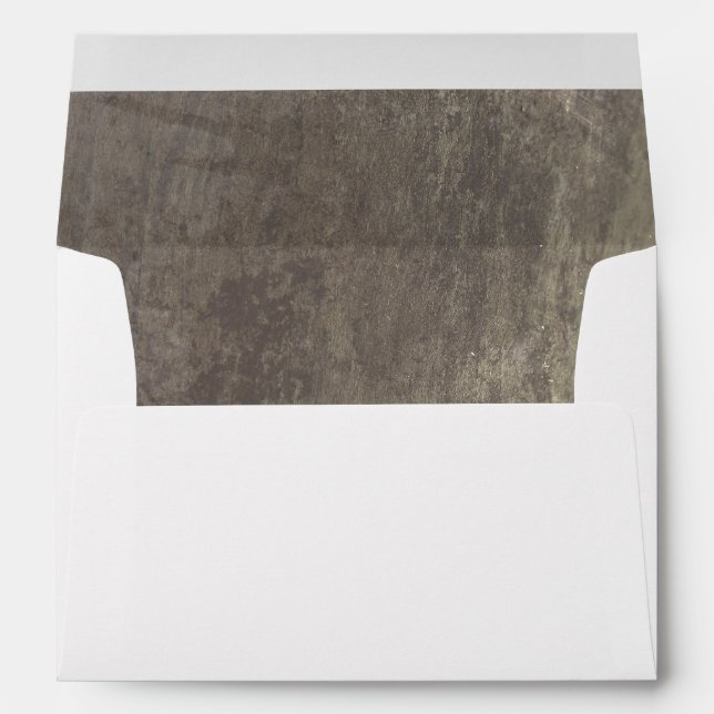 Rustic Old and Distressed Wood Texture Envelopes (Back (Bottom))