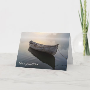 Rustic Old Rowboat Father's Day Card