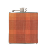 Rustic Orange Autumn Fall Plaid Tartan