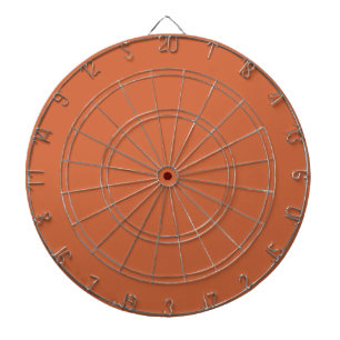 Rustic Orange Solid Colour   Classic   Elegant Dartboard