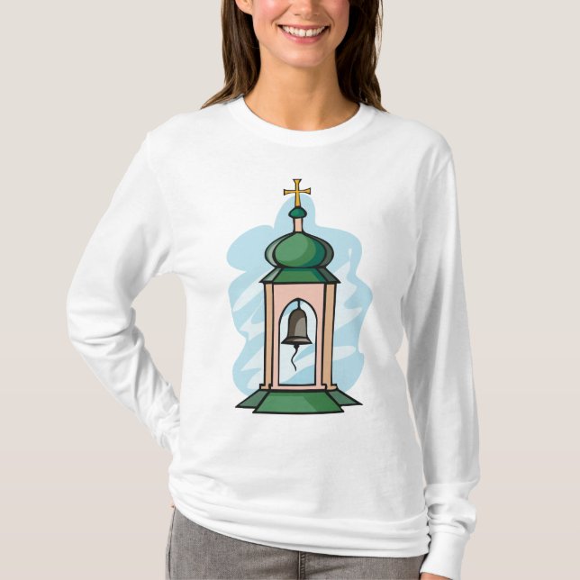 Rustic Orthodox Church Belfry T-Shirt (Front)
