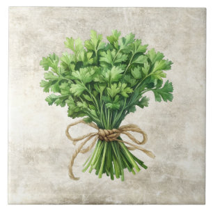 Rustic Parsley Faux Ceramic Tile